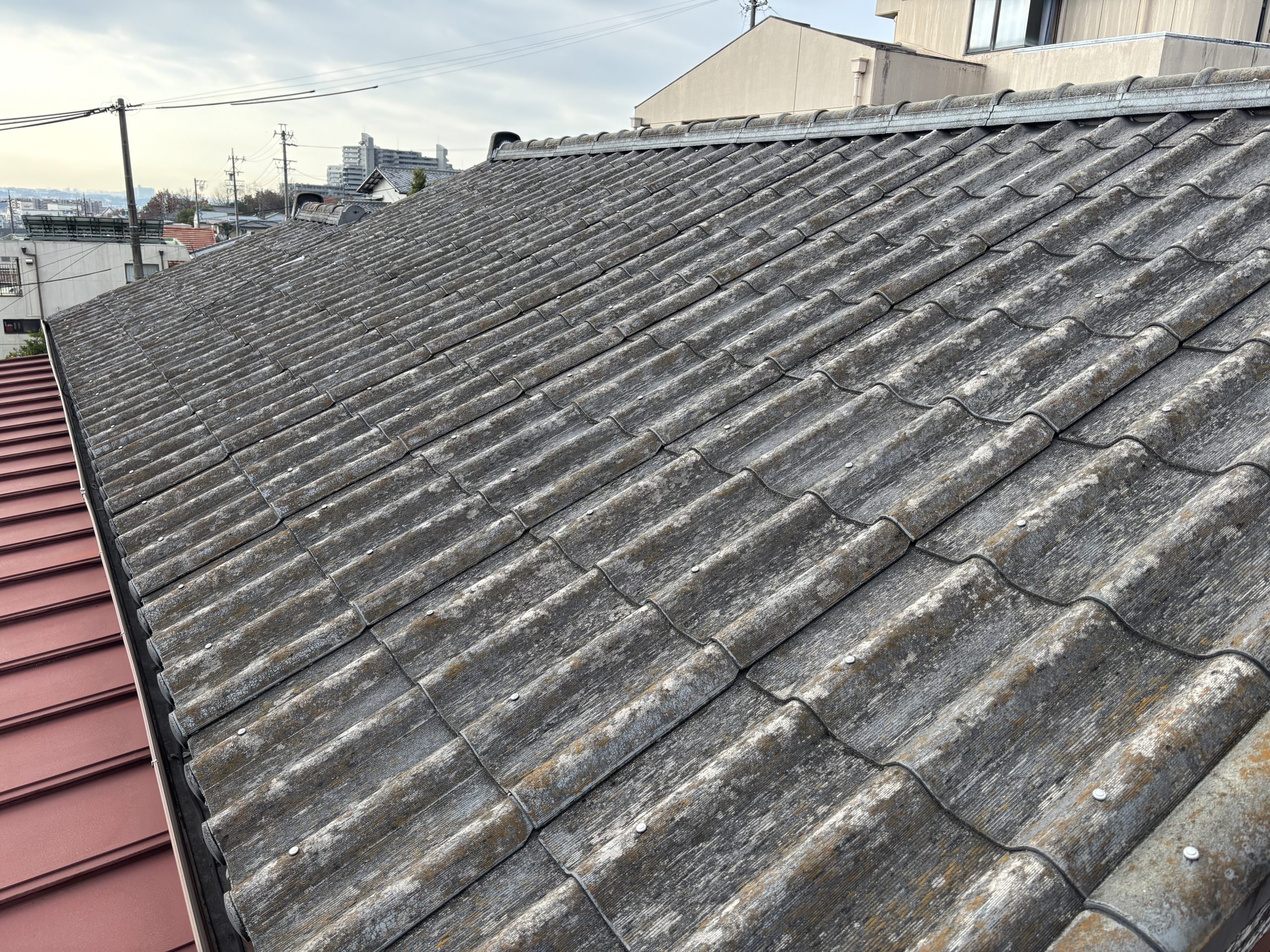 瀬戸市波型スレート屋根塗装