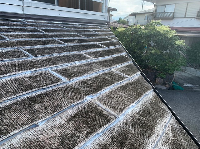 劣化屋根のアップ写真