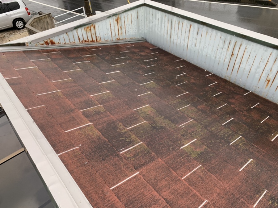 カラーベストの屋根の写真