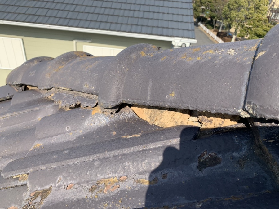 漆喰部分の写真