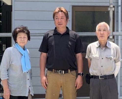 お客様との写真