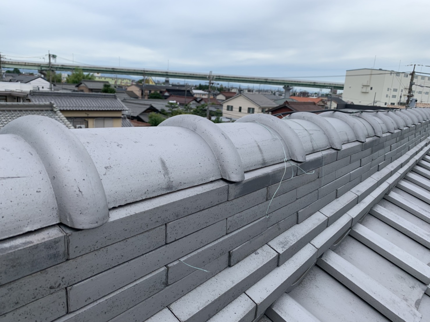 和瓦の状態確認