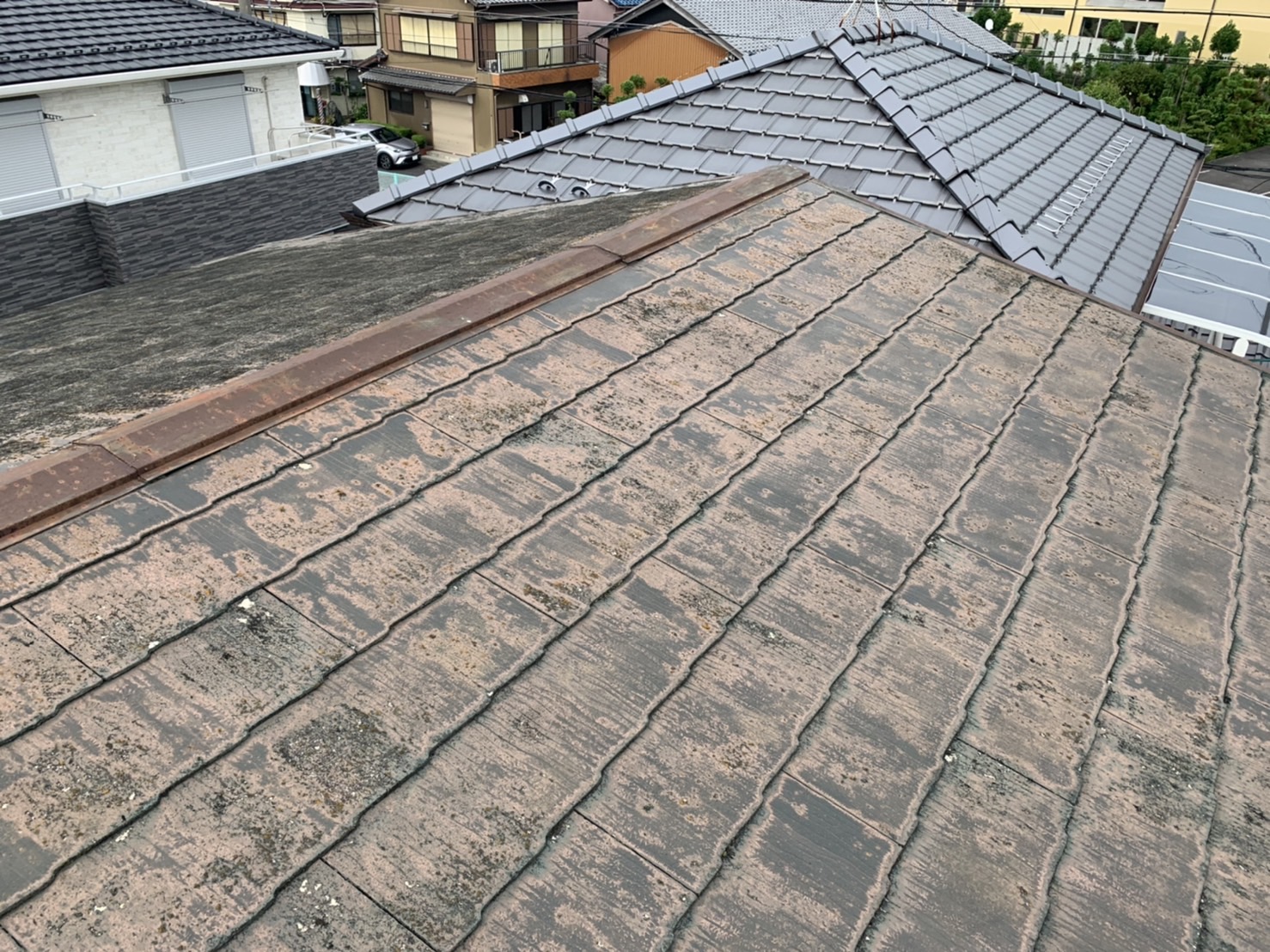 カラーベスト屋根の劣化