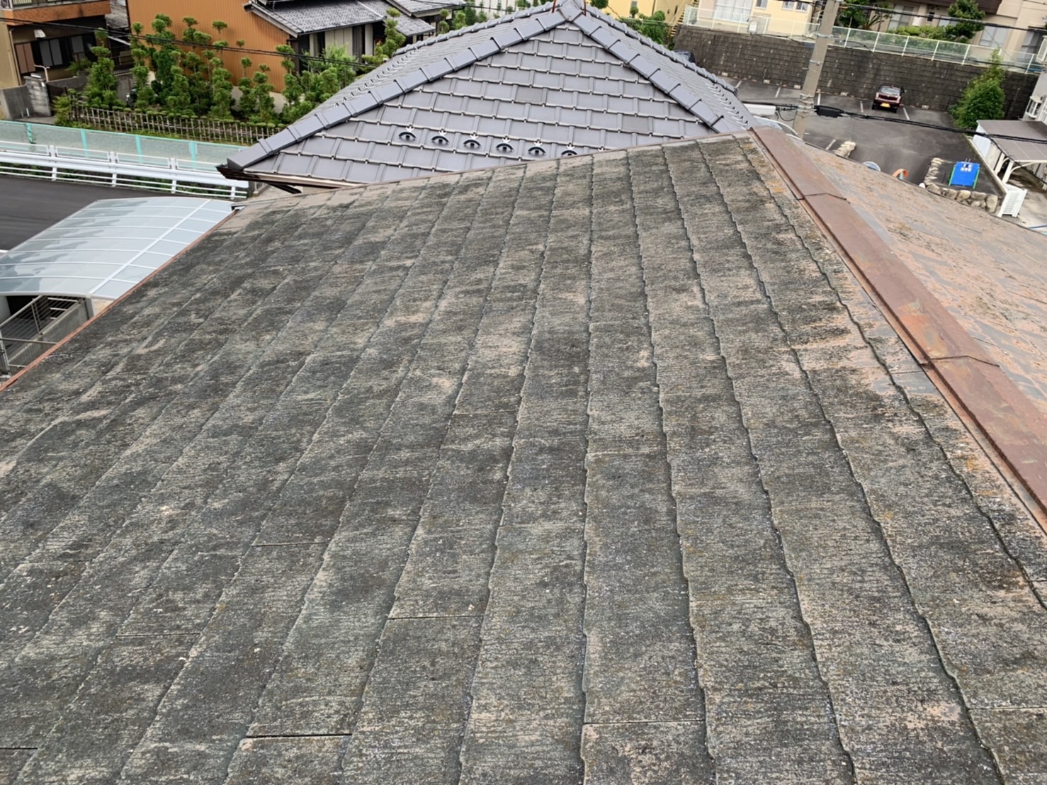 カラーベスト屋根の劣化