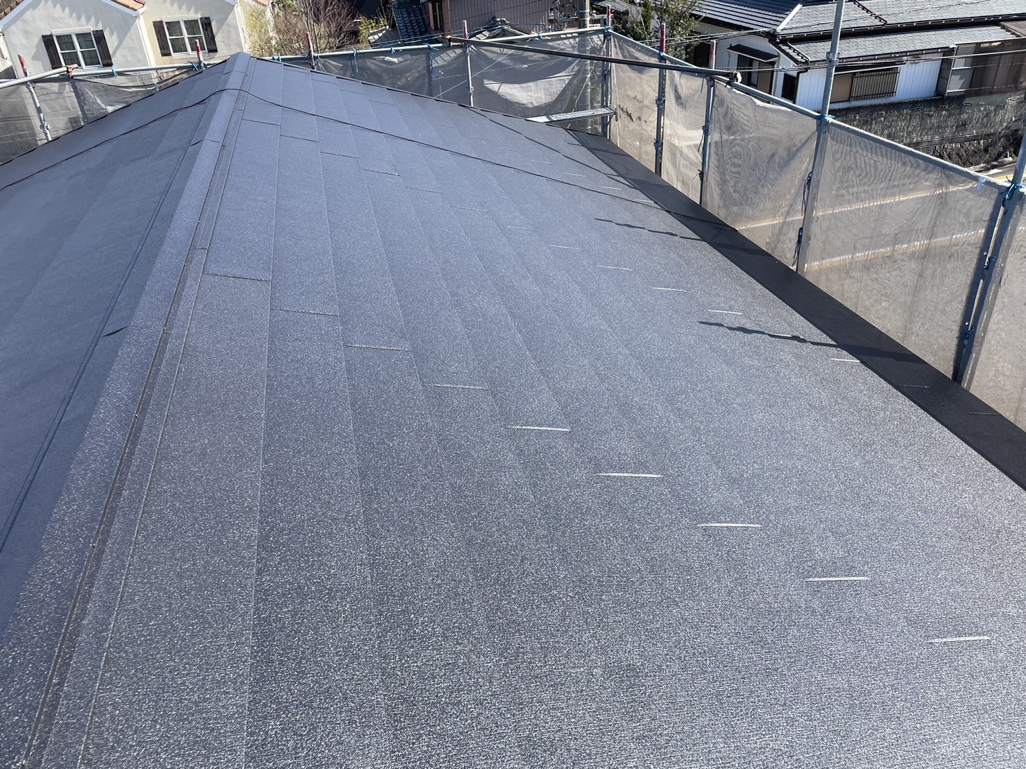 スーパーガルテクトにて屋根葺き替えした後の写真