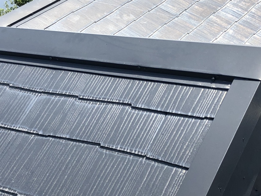 棟板金交換工事完成後