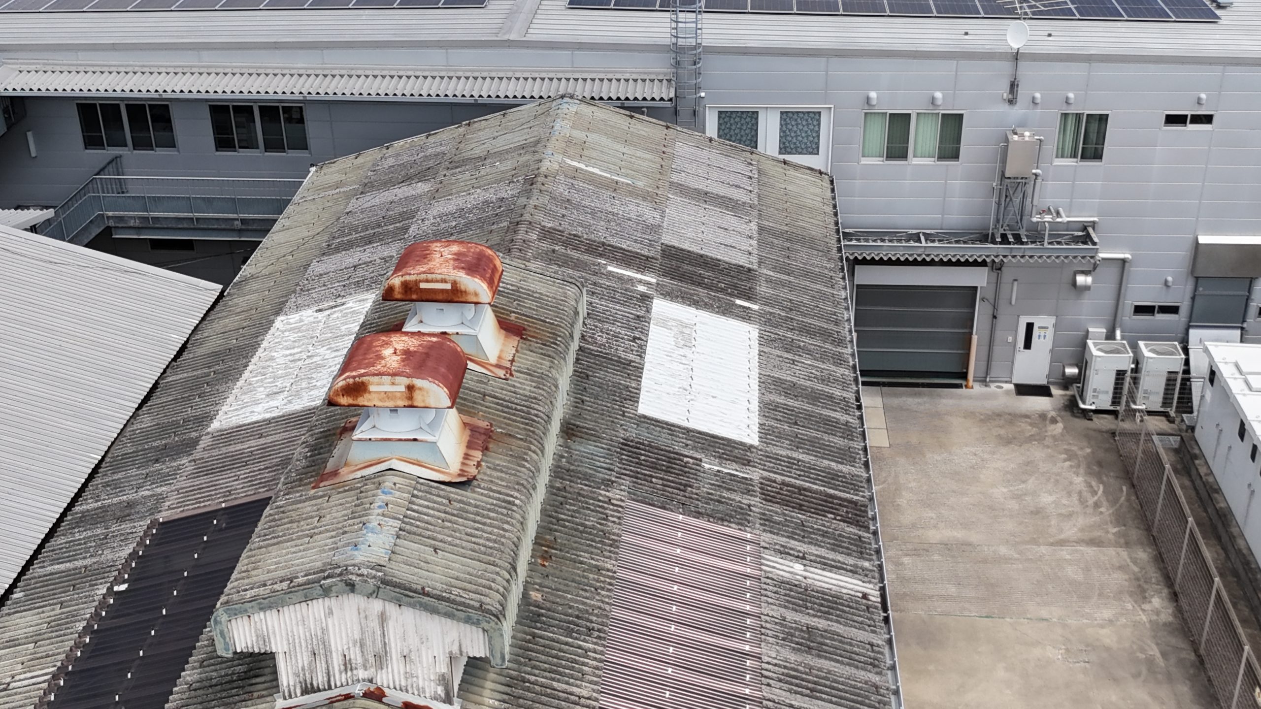 春日井市のスレート屋根修理相談事例