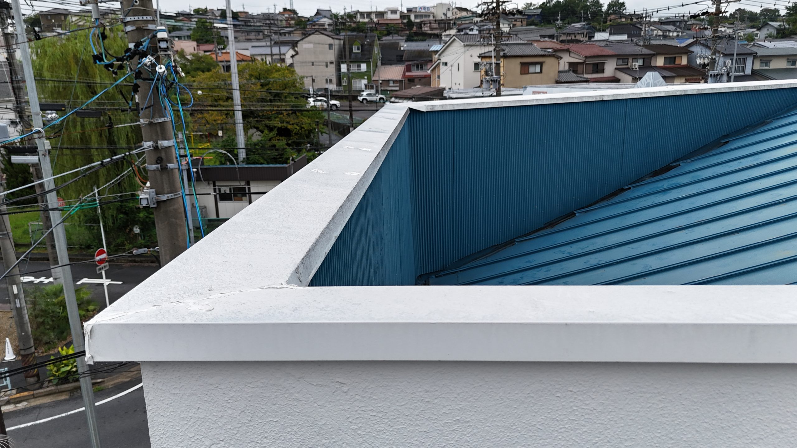 瀬戸市雨漏りした店舗屋根