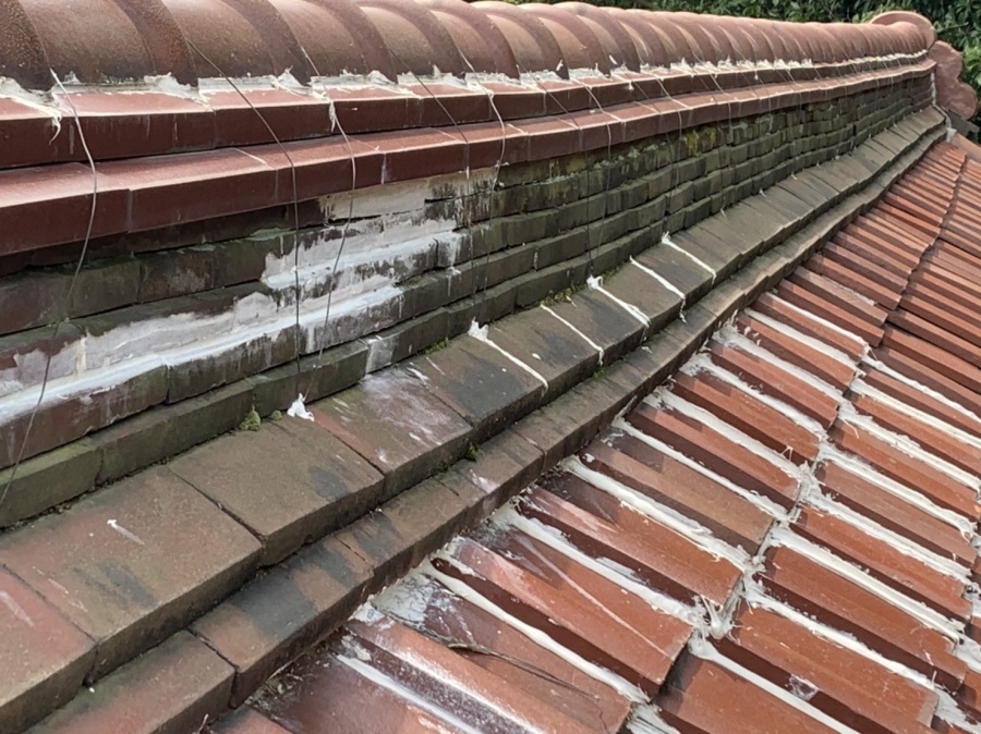 棟のシリコン止め