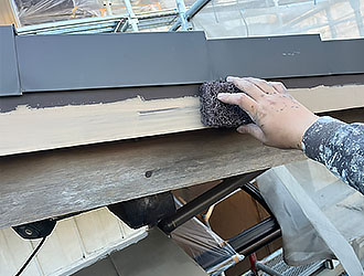 破風板も塗装メンテナンス写真