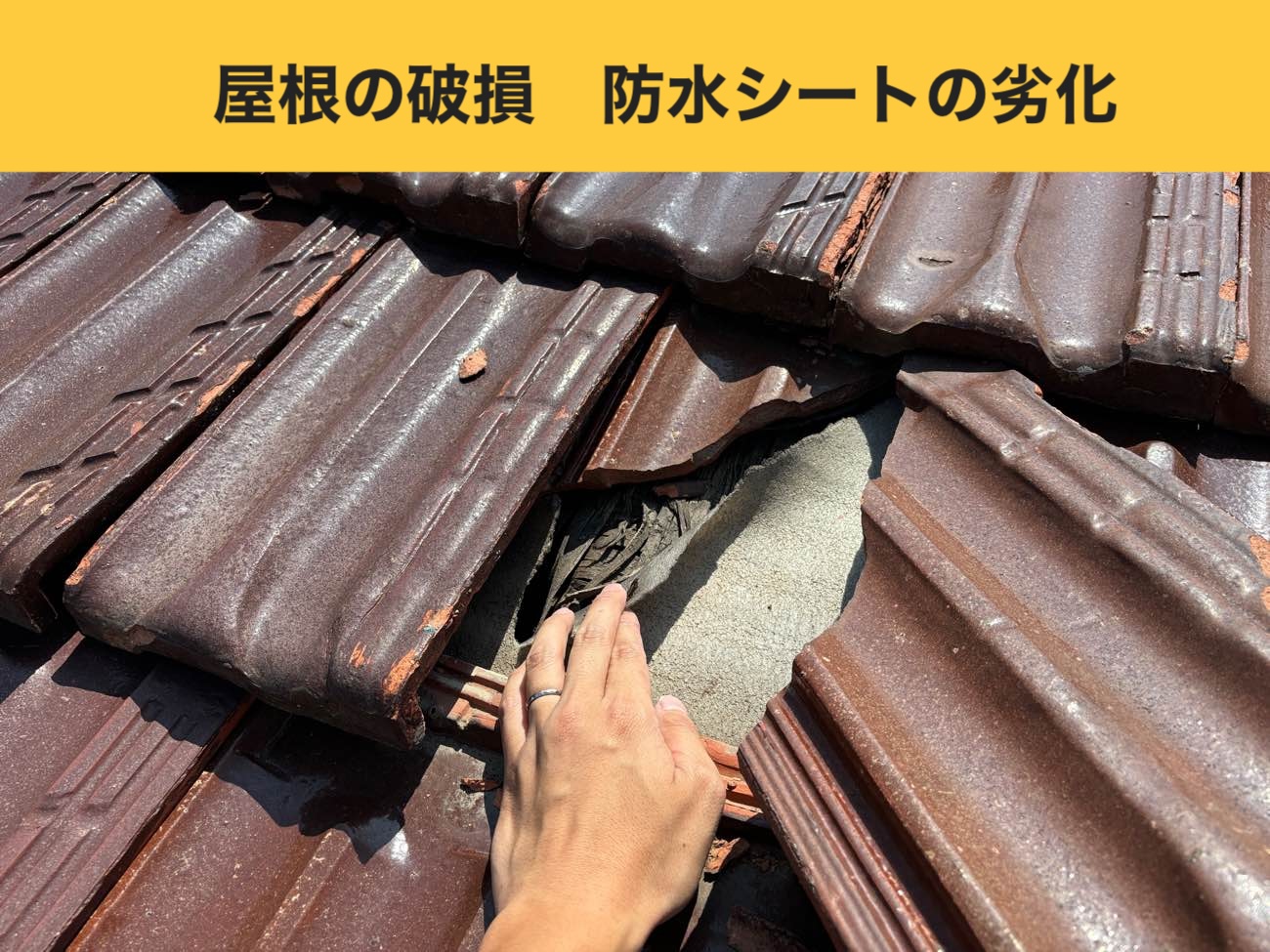 福岡市早良区の雨漏り工事、施工事例