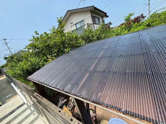 太宰府市屋根工事、カーポート