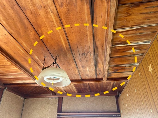 筑紫野市の雨漏り、天井被害