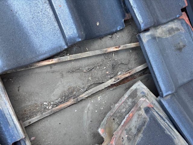 小郡市の屋根下地の劣化