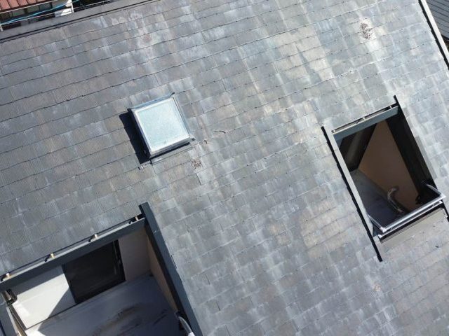 筑紫野市の再劣化したスレート