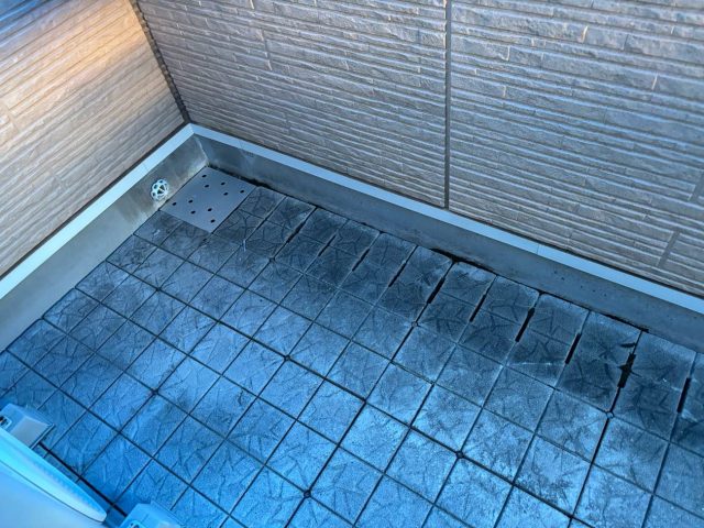 福岡市西区でベランダの防水調査