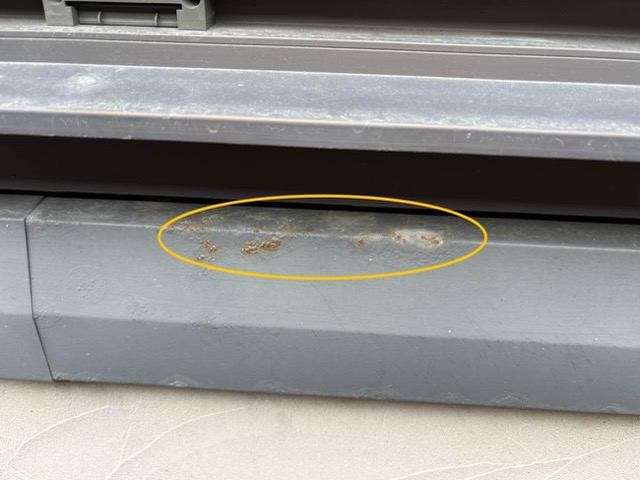 筑紫野市のケレン作業に不備があったと思われる箇所