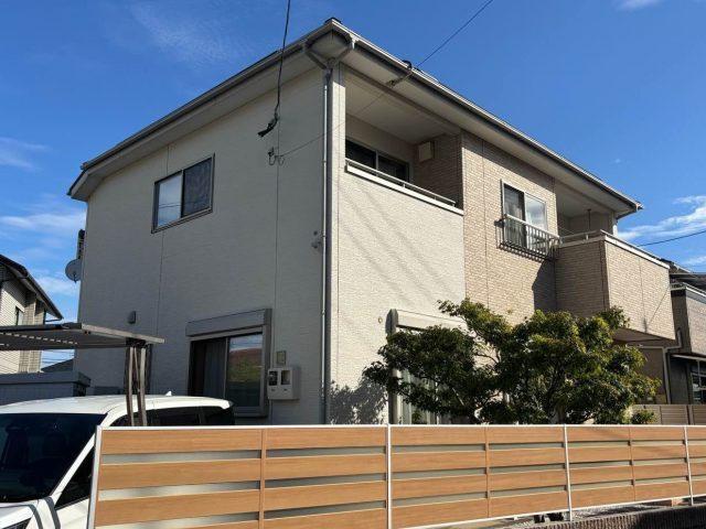 小郡市で外壁調査を行った住宅
