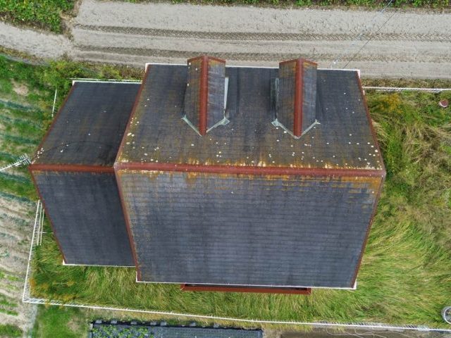 小郡市の板金が錆びたスレート屋根