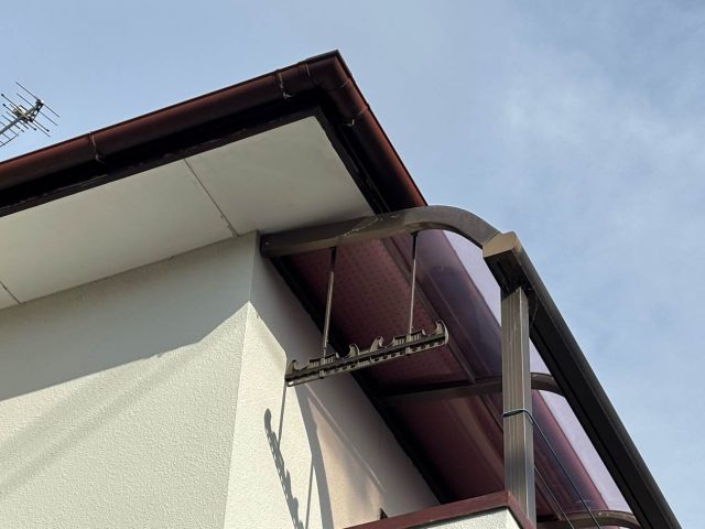 小郡市のベランダ屋根調査