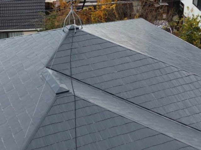 太宰府市でスレート屋根を調査