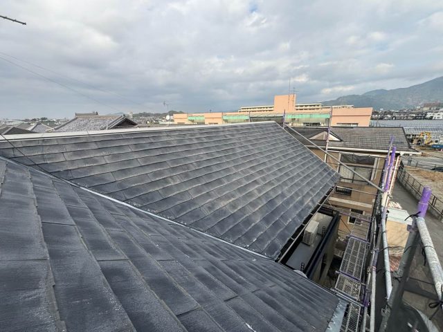 筑紫野市でスレート屋根の点検