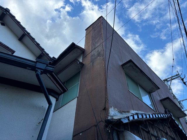 筑紫野市の調査で見つかった外壁の劣化