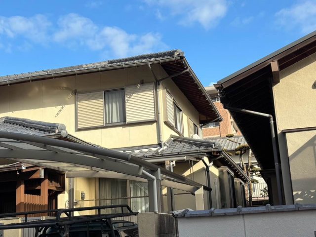 筑紫野市の外壁を調査した戸建て住宅