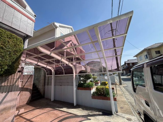 筑紫野市でカーポートを修理