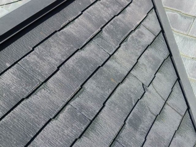 小郡市のスレート屋根の傷み