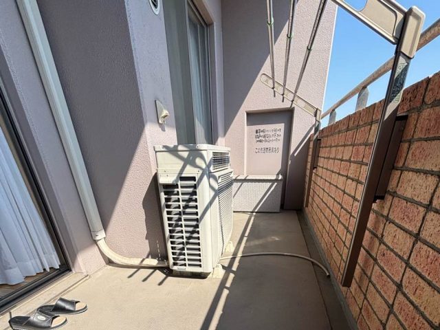 筑紫野市のアパートベランダ防水調査
