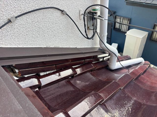 小郡市で調査をした瓦屋根