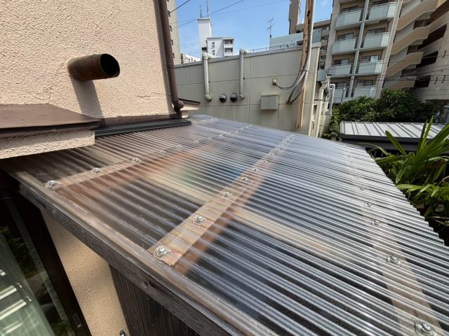 太宰府市で倉庫屋根の張り替え完了