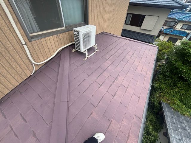 筑紫野市で調査した差し掛け屋根