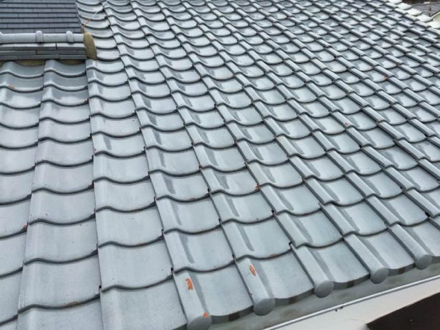 小郡市で調査した瓦屋根