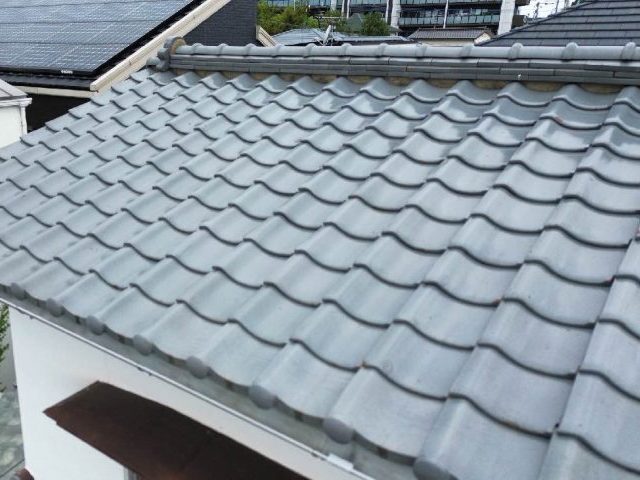 小郡市で瓦屋根を点検