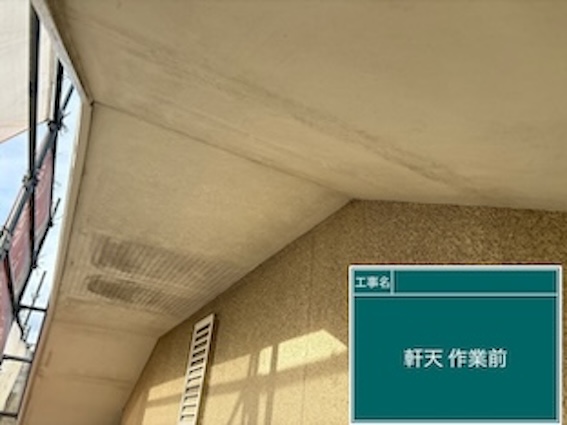 軒天　塗装前