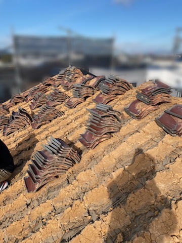 浜松市　瓦　葺き替え　撤去　めくり　土葺き　屋根リフォーム