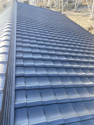 浜松市　物損事故　瓦屋根　破損　修理　