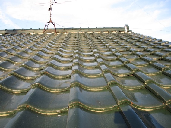 浜松市　瓦　葺き替え　土葺き屋根