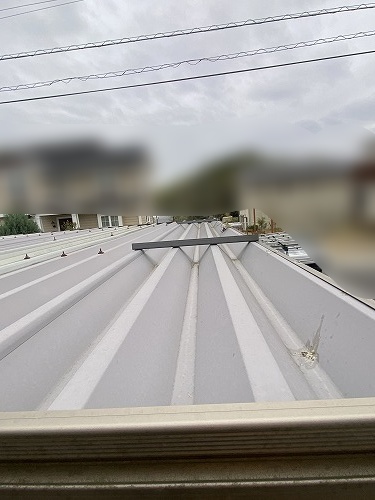 カーポート　車庫　ペフ　断熱シート　はがれ　浜松市