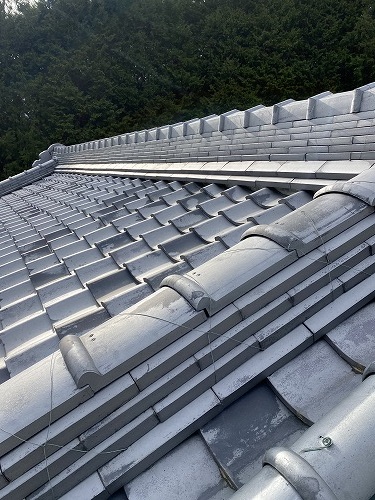 屋根　漆喰　棟　浜松市