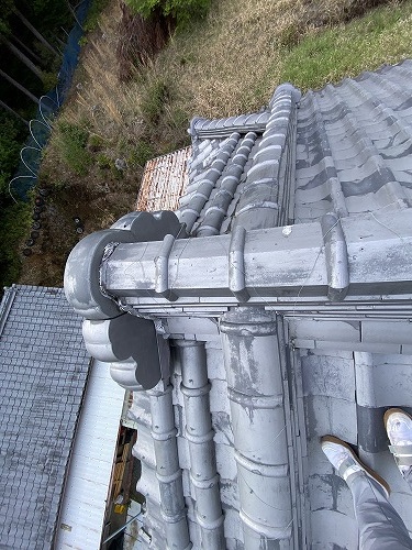 屋根　漆喰　棟　浜松市