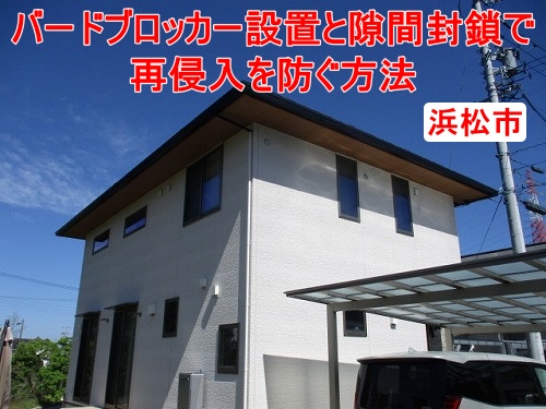 鳥の巣　防鳥対策　太陽光パネル　浜松市　ＳＨＡＲＰ