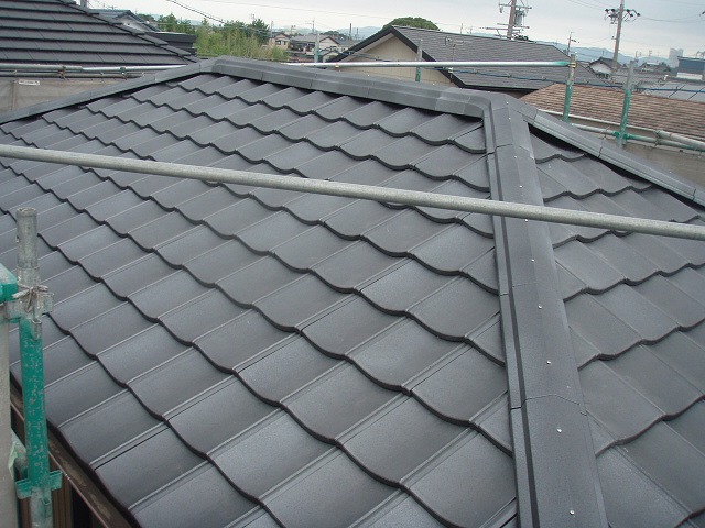 ルーガ　雅　高棟仕様　浜松市　瓦屋根　葺き替え　重厚感