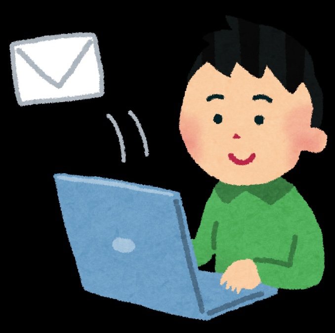 イラスト　メール