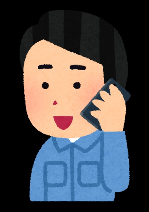 イラスト　電話