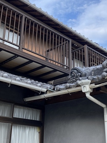雨樋　浜松市　瓦屋根　水受け　軒樋