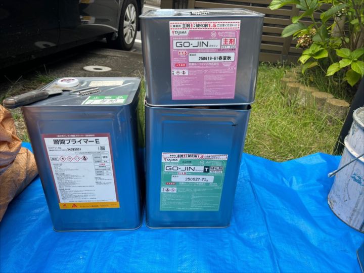 使用したウレタン塗膜防水