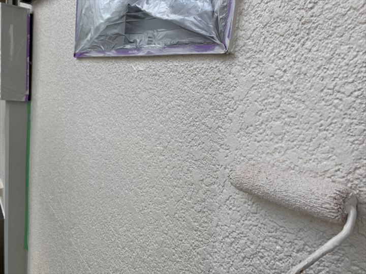 上塗りの様子